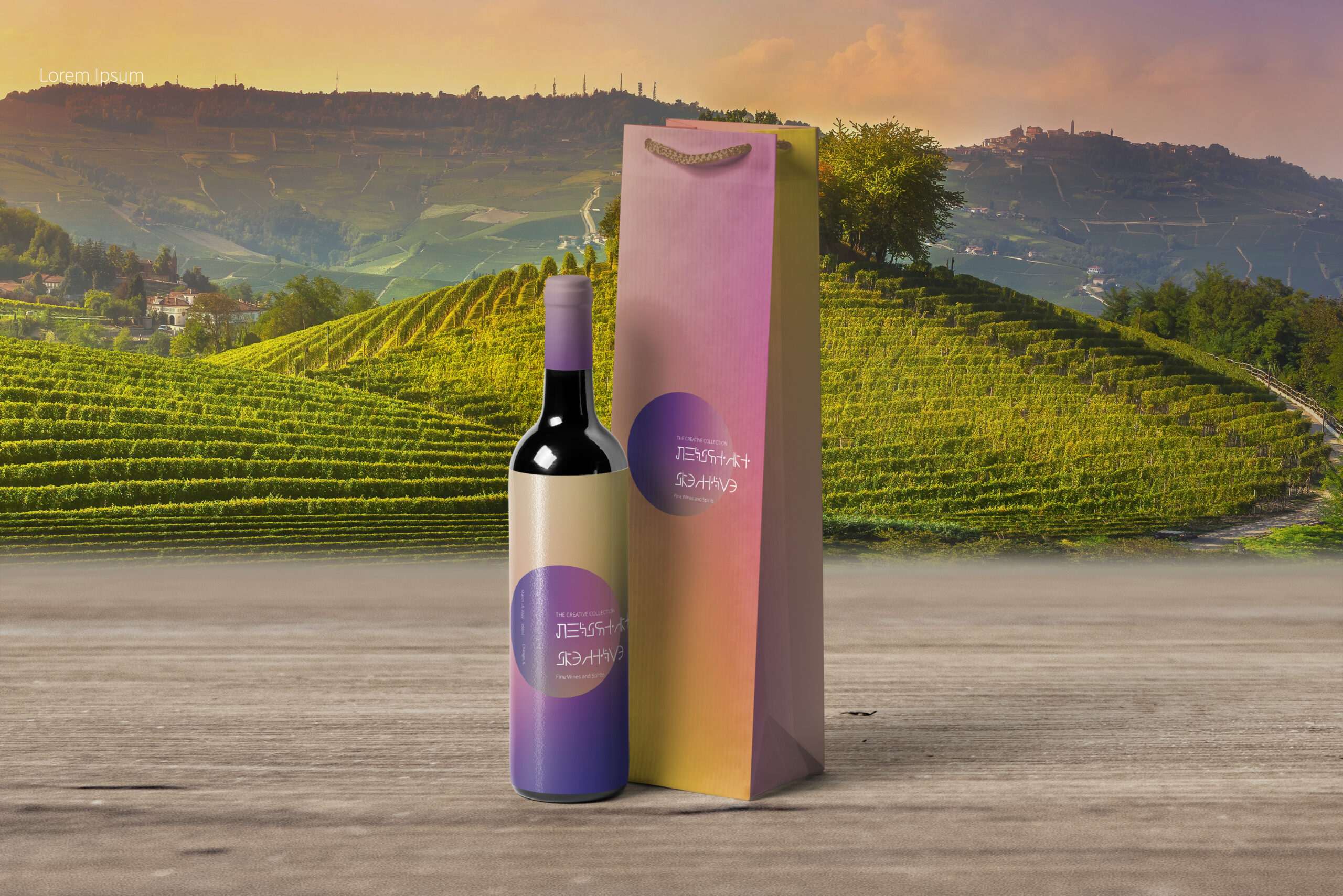 Creating a Wine Label Mockup